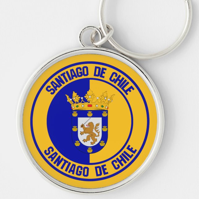 Porte-clés Emblème de la ronde de Santiago (Devant)