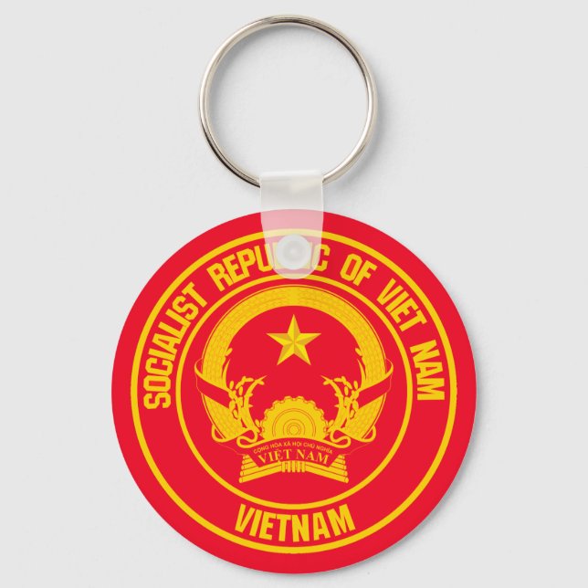 Porte-clés Emblème de la ronde du Vietnam (Recto)