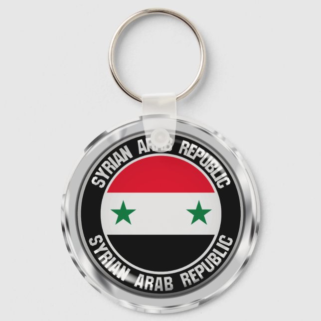 Porte-clés Emblème de la Syrie (Recto)