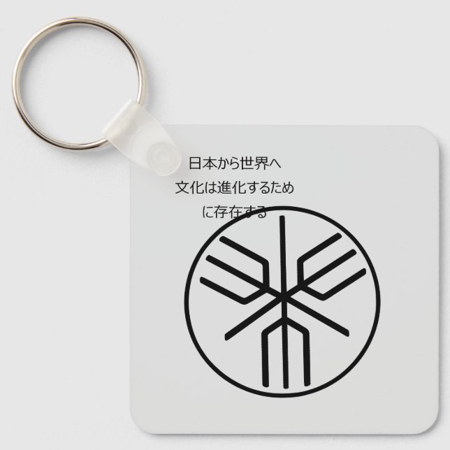 Porte-clés Emblème de l'archipel japonais historique (Recto)