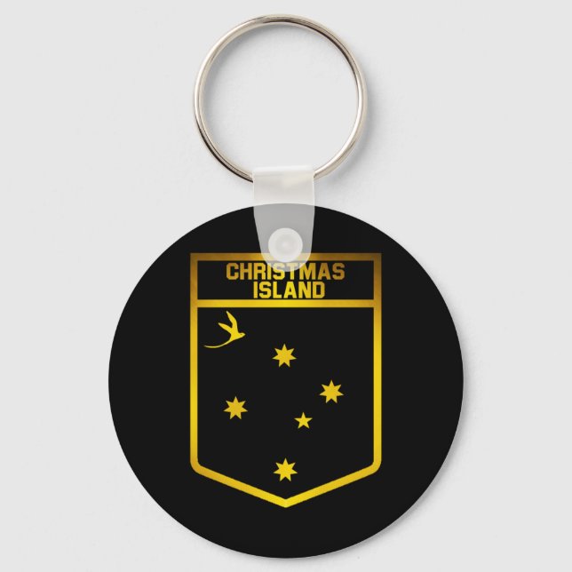 Porte-clés Emblème de l'île Christmas (Recto)