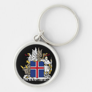 Porte-clés emblème de l'islande