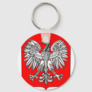 Porte-clés Emblème de porte - clé de la Pologne