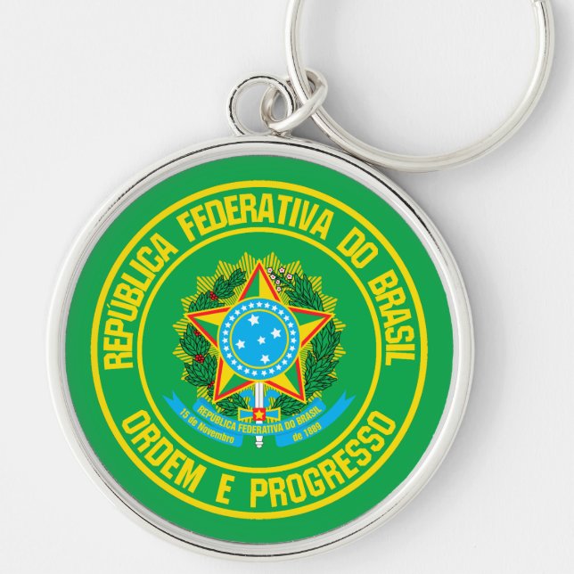 Porte-clés Emblème du Brésil (Devant)