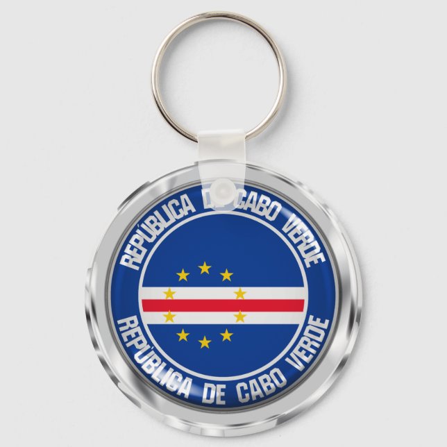 Porte-clés Emblème du Cap-Vert (Recto)