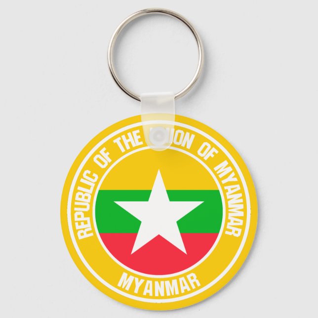 Porte-clés Emblème du cycle birman (Recto)