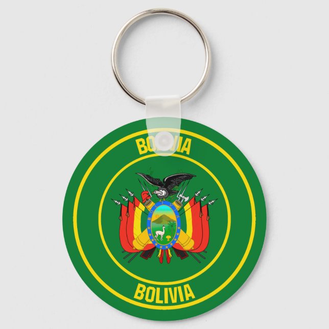 Porte-clés Emblème du cycle bolivien (Recto)
