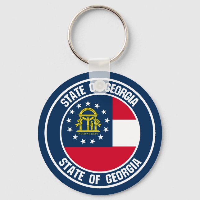 Porte-clés Emblème du cycle de Géorgie (Recto)
