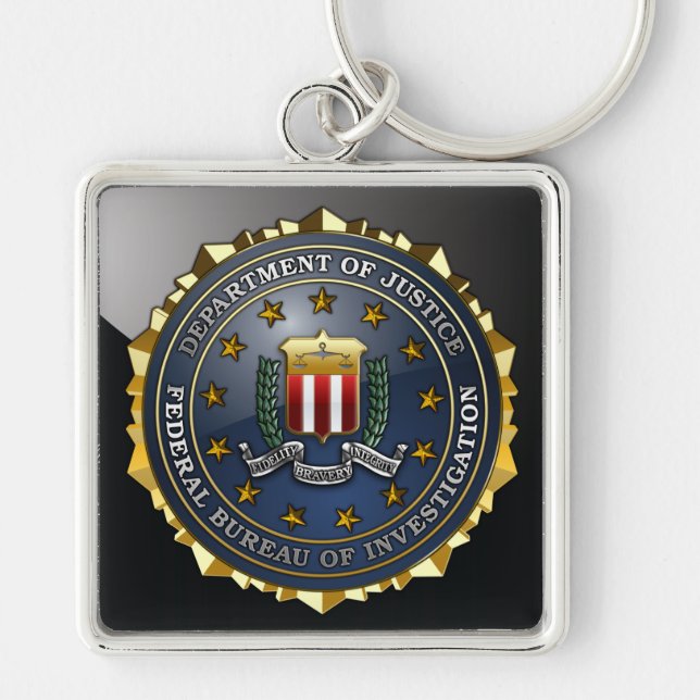 Porte-clés Emblème du FBI (Devant)