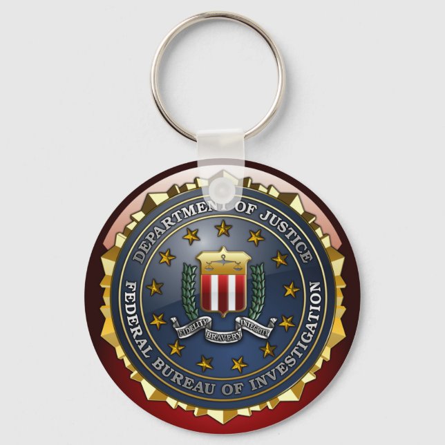 Porte-clés Emblème du FBI (Recto)