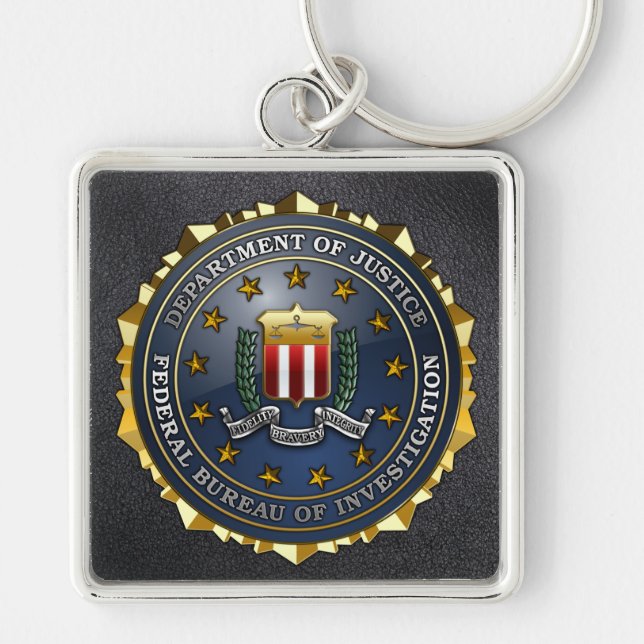 Porte-clés Emblème du FBI (Devant)