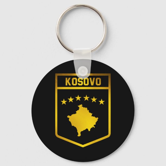 Porte-clés Emblème du Kosovo (Recto)