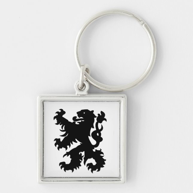 Porte-clés Emblème du Lion flamand (Devant)