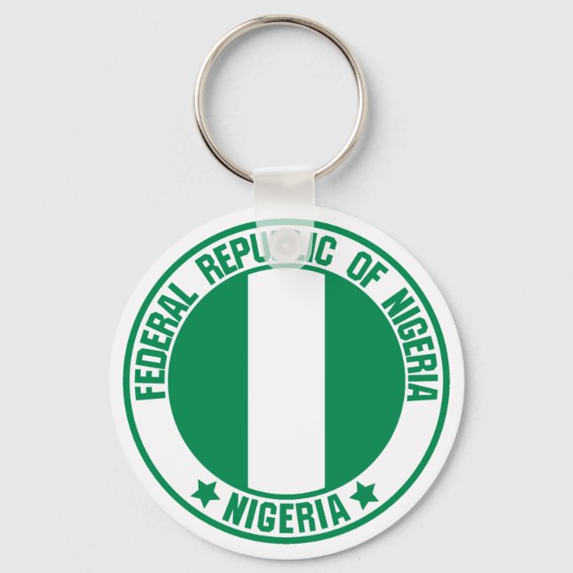 Porte-clés Emblème du Nigeria (Recto)