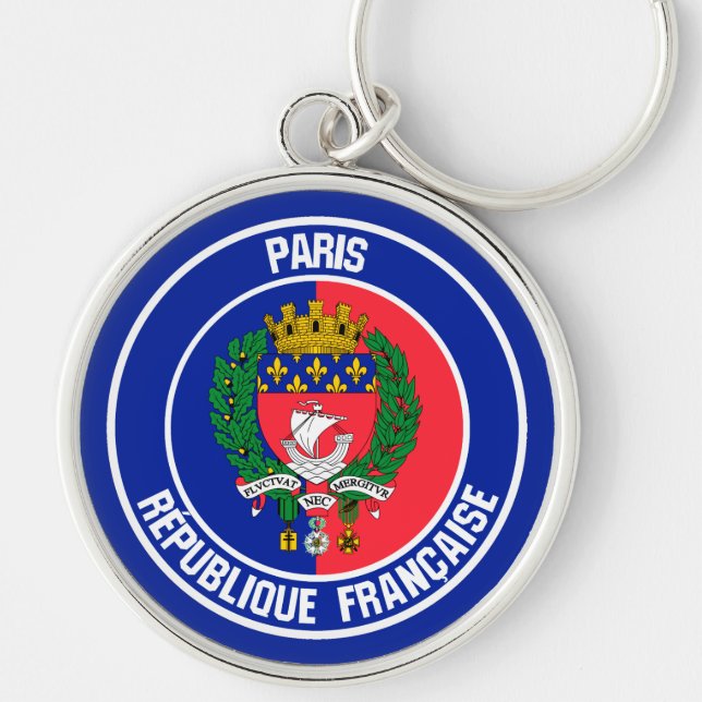 Porte-clés Emblème du Paris Round (Devant)