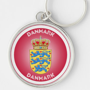 Porte-clés Emblème du patrimoine danois