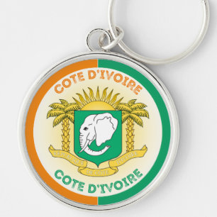 Porte-clés Emblème du patrimoine de la Côte d'Ivoire