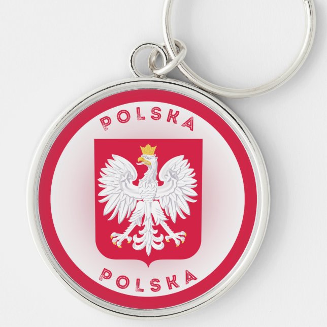 Porte-clés Emblème du patrimoine de la Pologne (Devant)