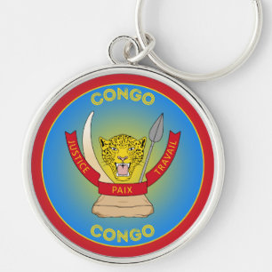 Porte-clés Emblème du patrimoine de la RD Congo