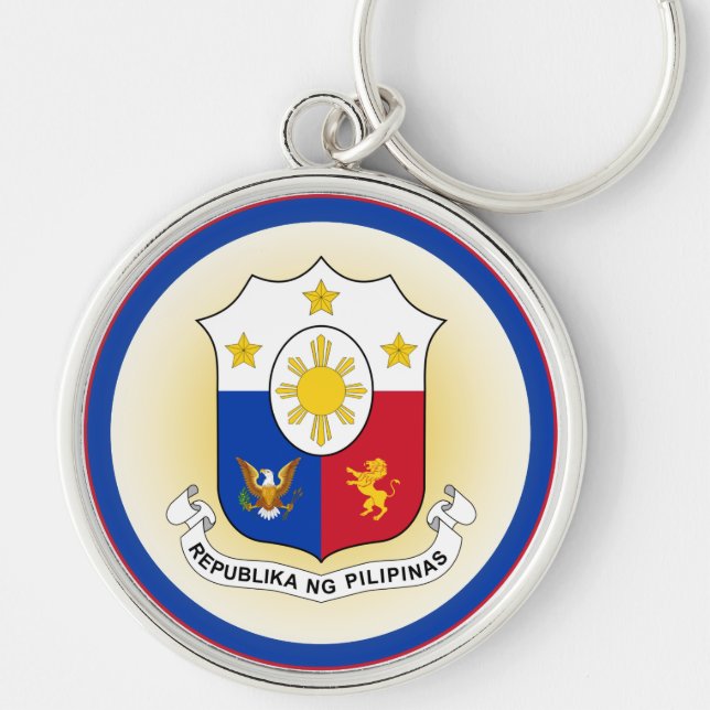 Porte-clés Emblème du patrimoine des Philippines (Devant)