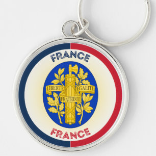 Porte-clés Emblème du patrimoine français