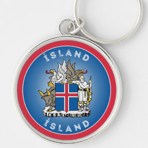 Porte-clés Emblème du patrimoine islandais