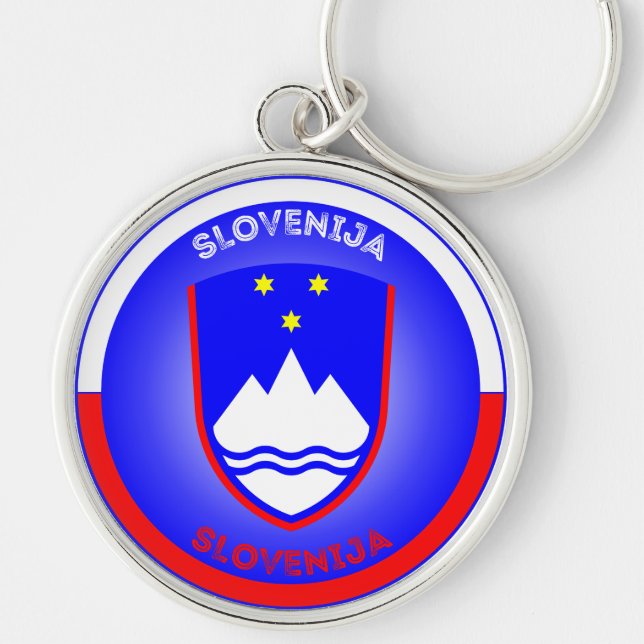 Porte-clés Emblème du patrimoine slovène (Devant)