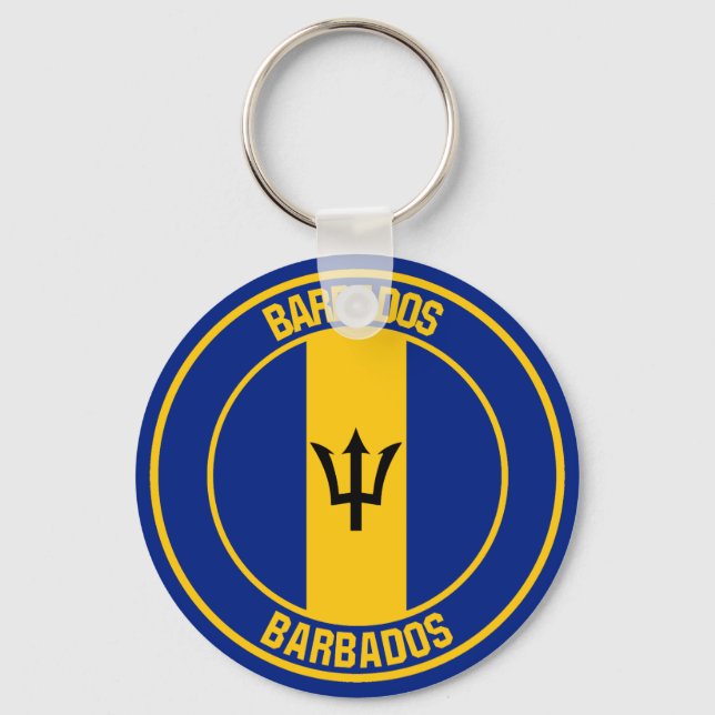 Porte-clés Emblème du tour de la Barbade (Recto)