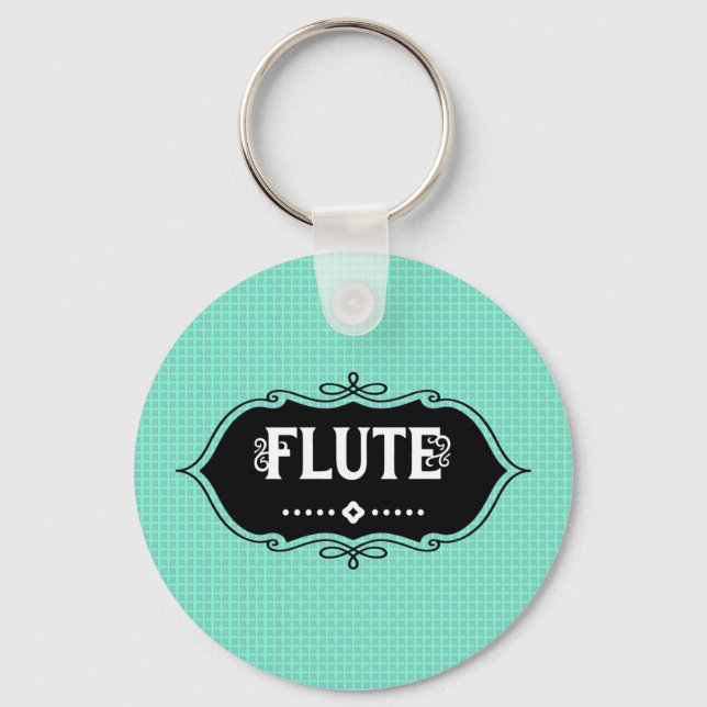Porte-clés Emblème Flute (Recto)
