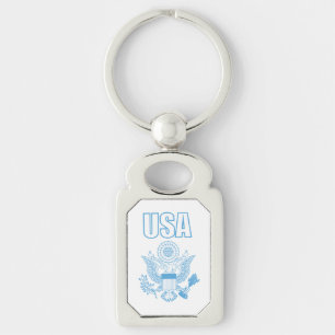 Porte-clés emblème national des États-Unis