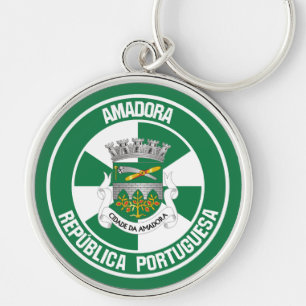 Porte-clés Emblème rond Amadora