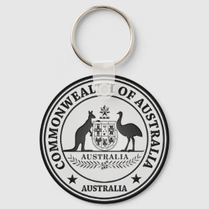 Porte-clés Emblème rond australien