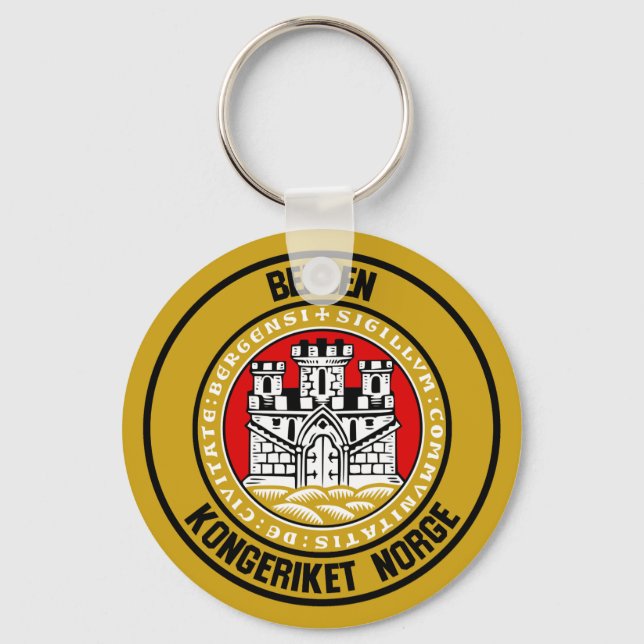 Porte-clés Emblème Rond Bergen (Recto)