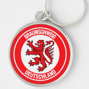 Porte-clés Emblème rond Braunschweig