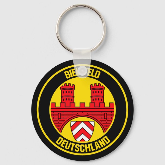 Porte-clés Emblème rond de Bielefeld (Recto)