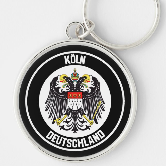 Porte-clés Emblème rond de Cologne (Devant)