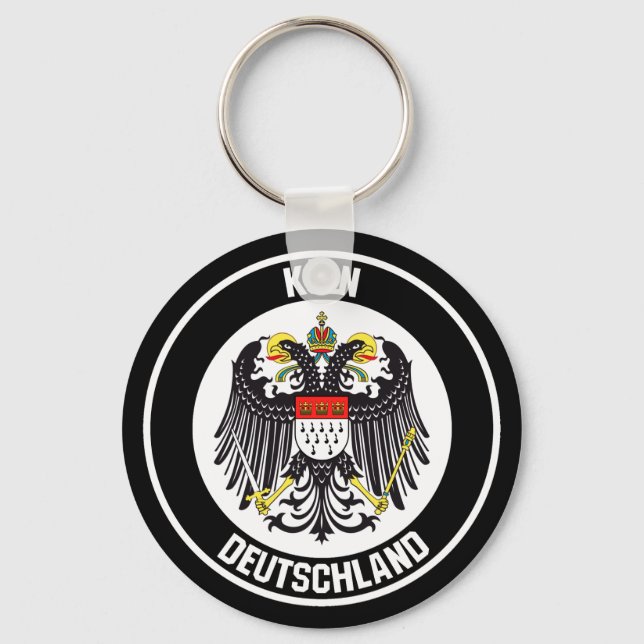 Porte-clés Emblème rond de Cologne (Recto)