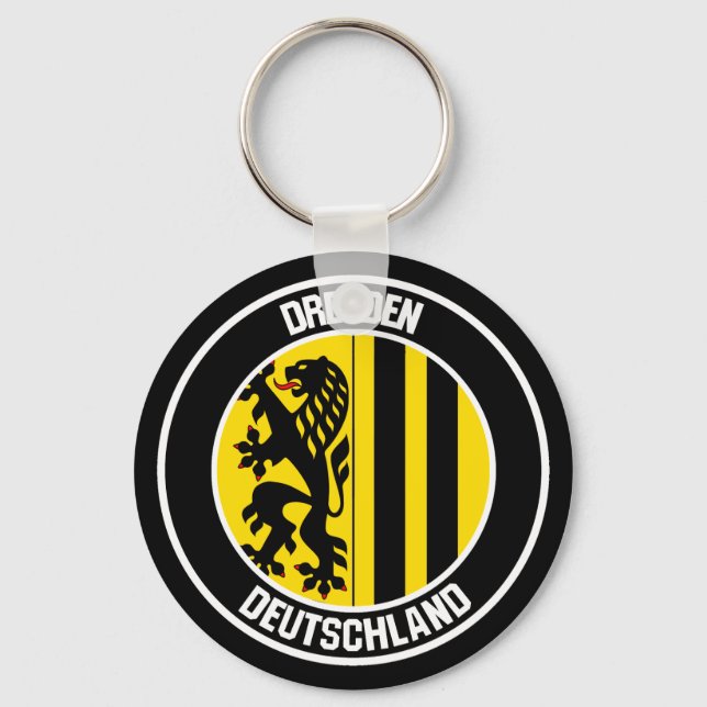 Porte-clés Emblème rond de Dresde (Recto)