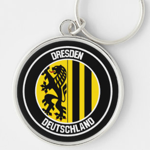Porte-clés Emblème rond de Dresde