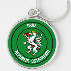 Porte-clés Emblème rond de Graz