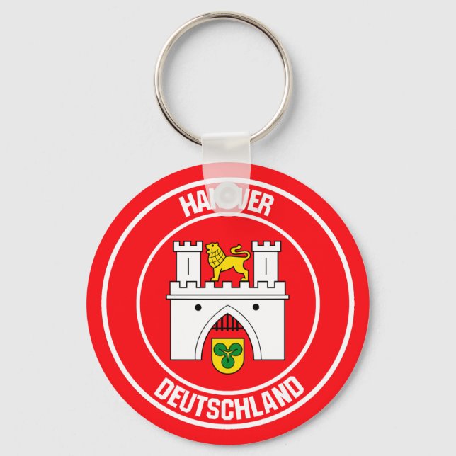 Porte-clés Emblème rond de Hanovre (Recto)