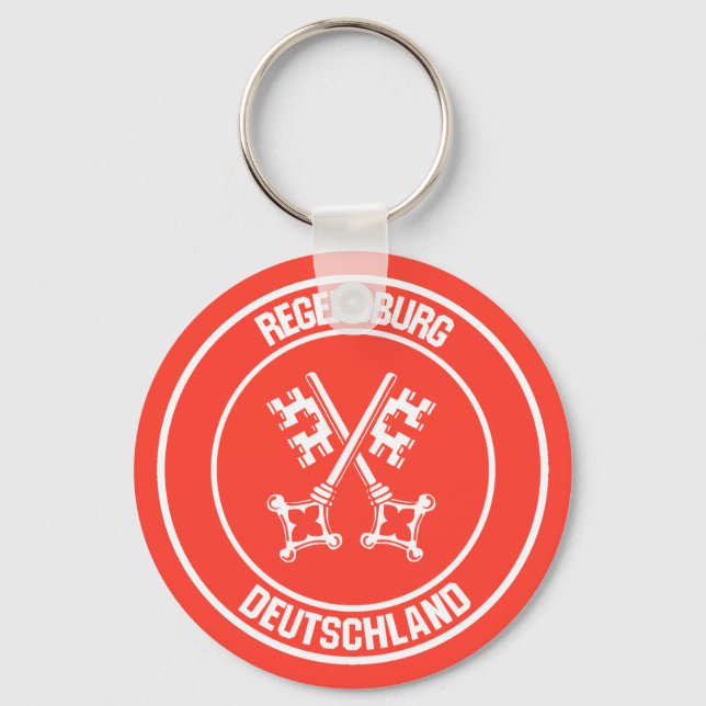 Porte-clés Emblème rond de Ratisbonne (Recto)