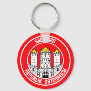 Porte-clés Emblème rond de Salzbourg