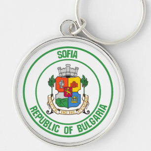 Porte-clés Emblème rond de Sofia