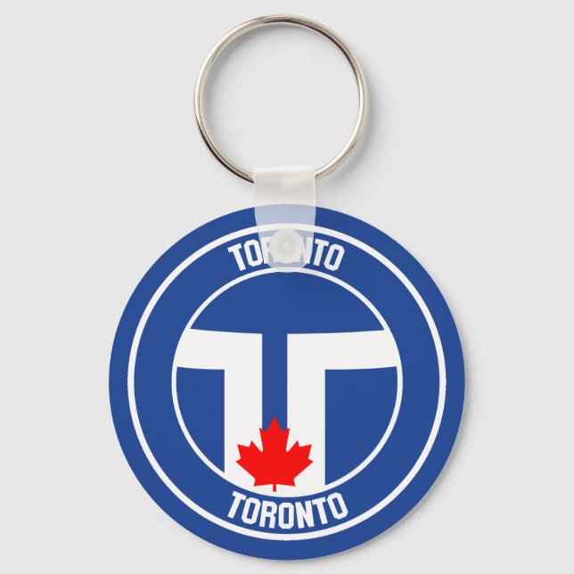 Porte-clés Emblème rond de Toronto (Recto)