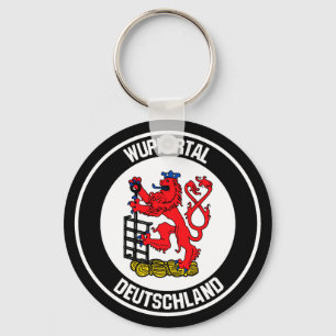 Porte-clés Emblème rond de Wuppertal
