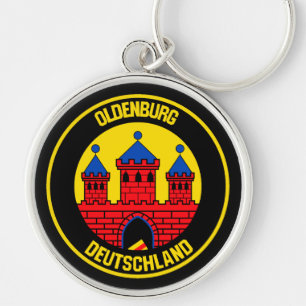 Porte-clés Emblème rond d'Oldenburg