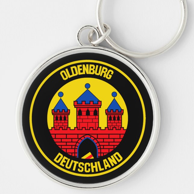 Porte-clés Emblème rond d'Oldenburg (Devant)