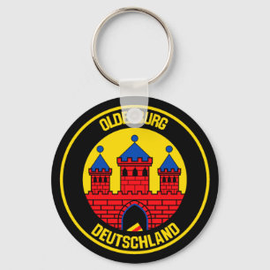 Porte-clés Emblème rond d'Oldenburg