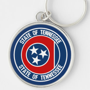 Porte-clés Emblème rond du Tennessee